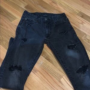 Black American eagle jeans